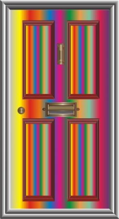 Покраска двери