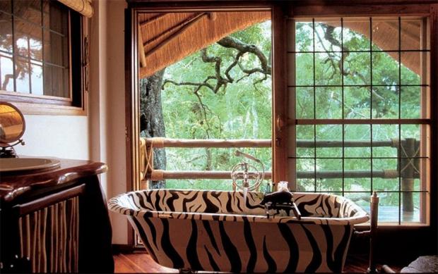 Ванная комната в африканском стиле: энергия, бьющая через край