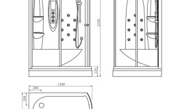 Установка парогенератора душевой кабины: инструкция и схема